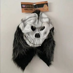 Gorilla Skull  Mask Adult Halloween One Size Fits Most Adults